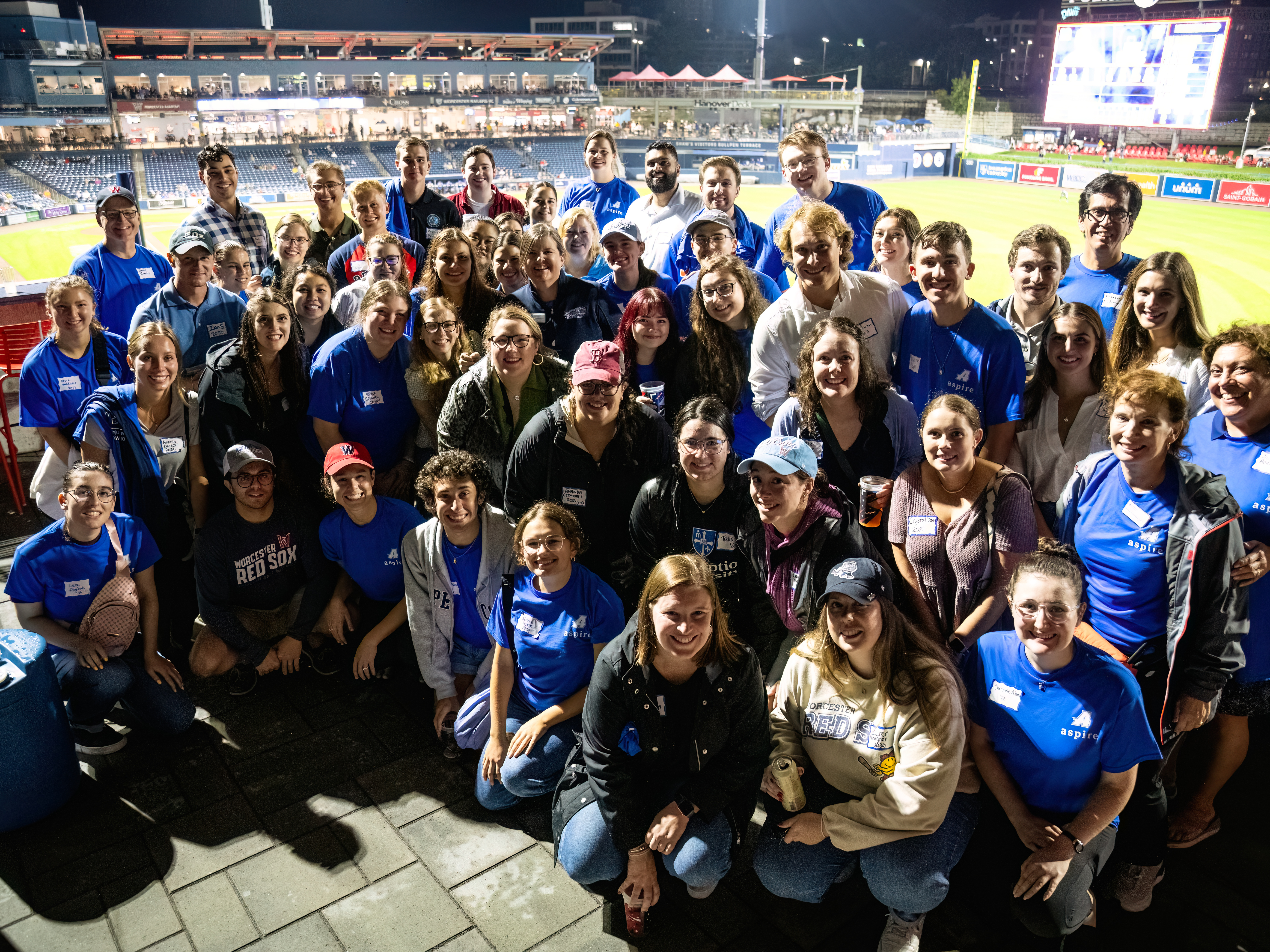 ASPIRE program at a WooSox game