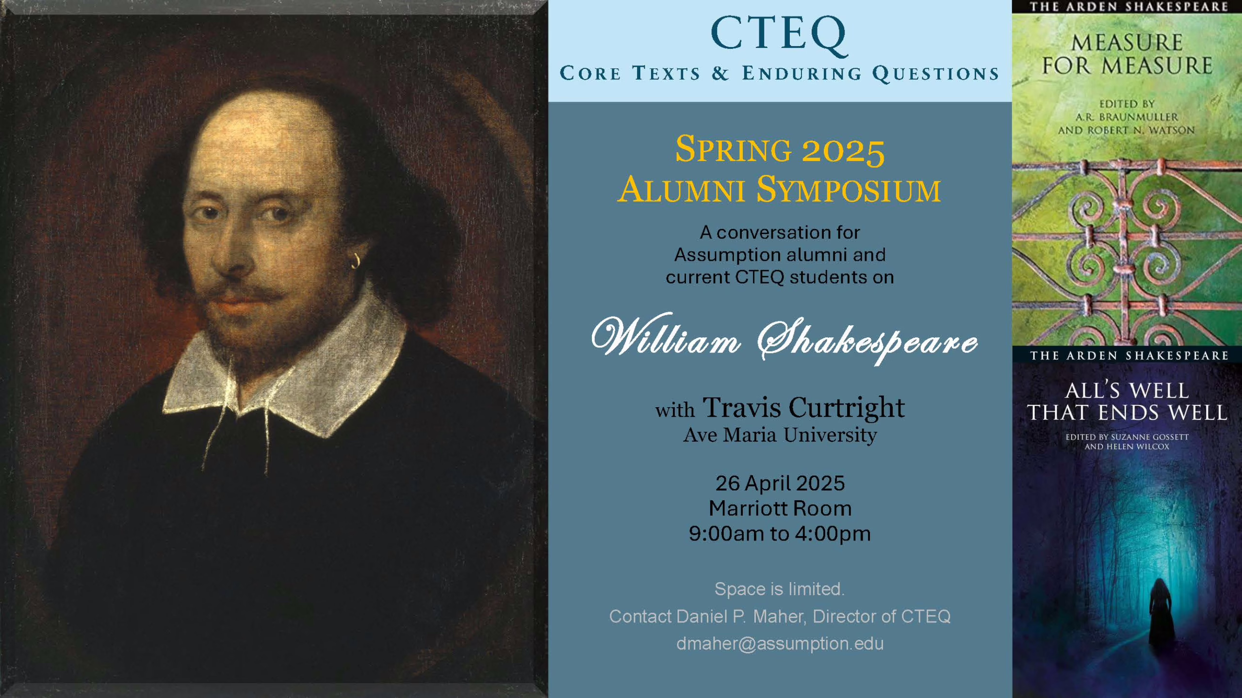 Spring 2025 Alumni Symposium flyer