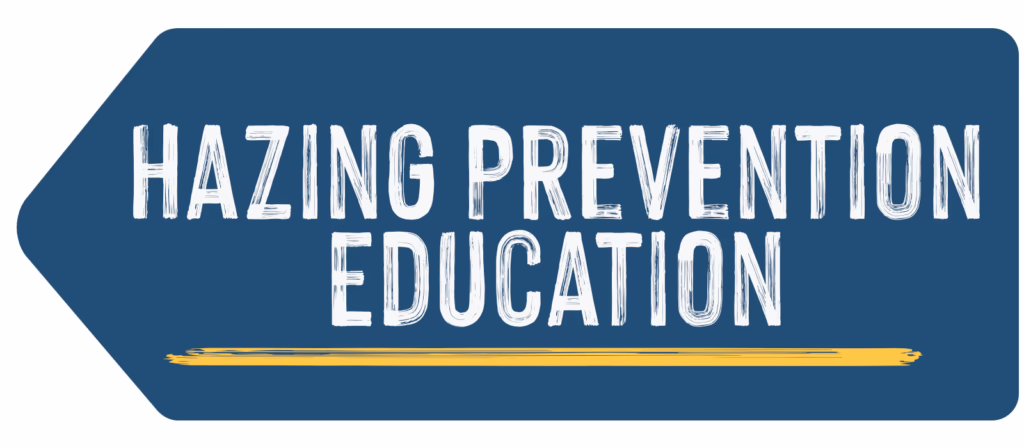 A blue background in the shape of an arrow pointing to the left that reads "预防欺凌教育"