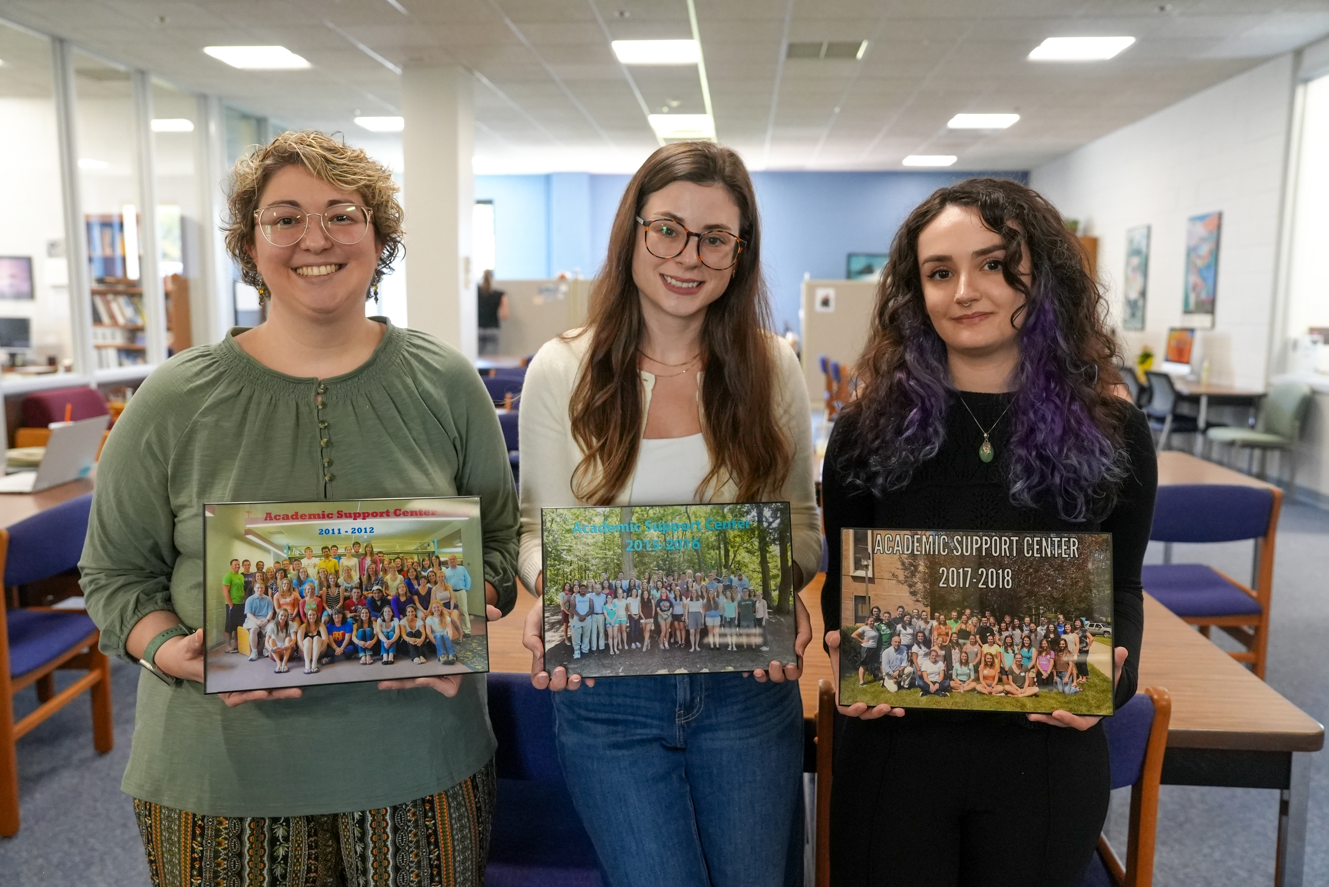 Former Academic Support Center tutors who have returned as faculty at 亚洲博彩网站. 